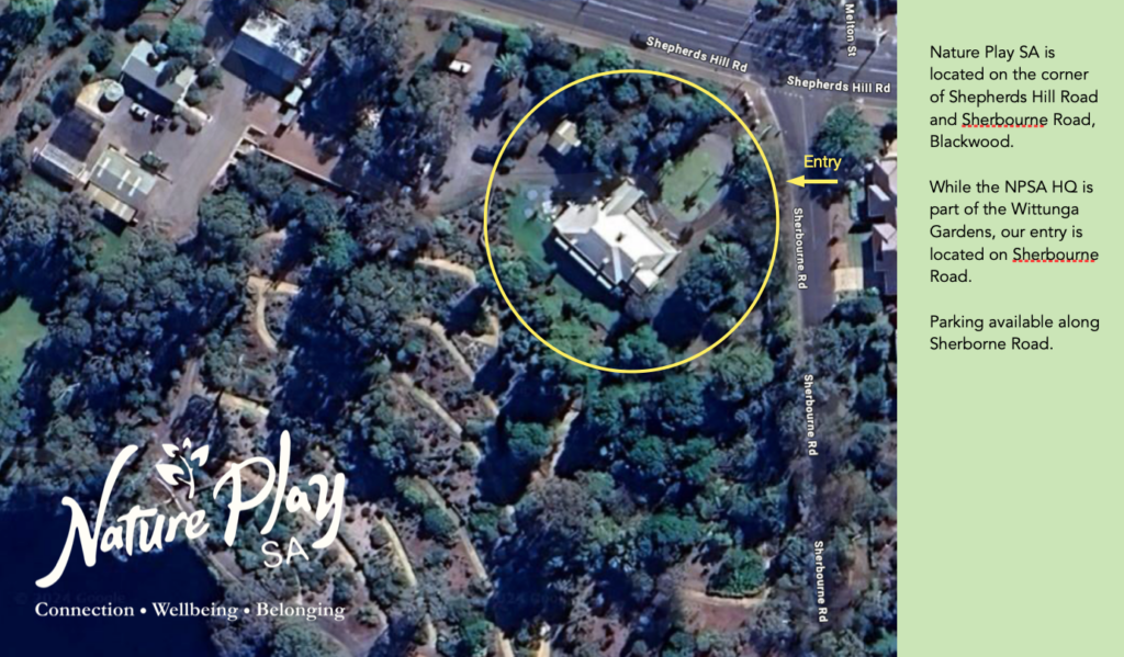 Directions to Nature Play SA HQ