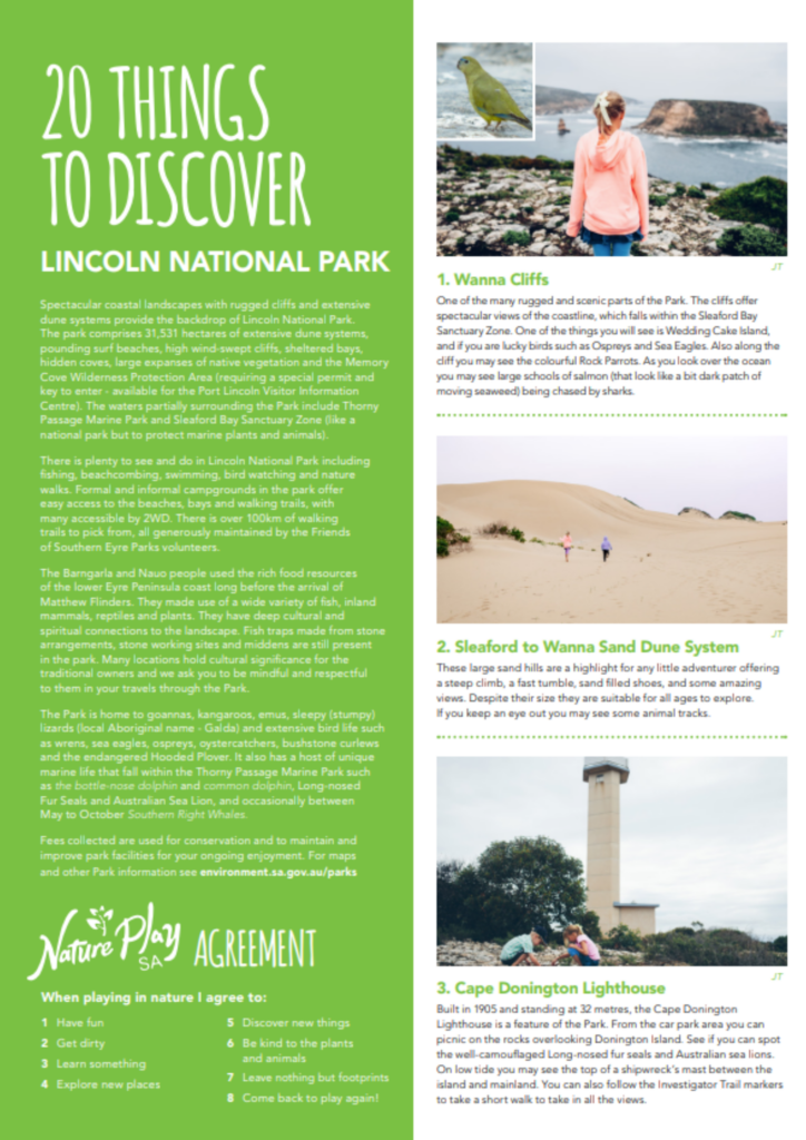 20 Things to discover in Lincoln National Park | Nature Play SA