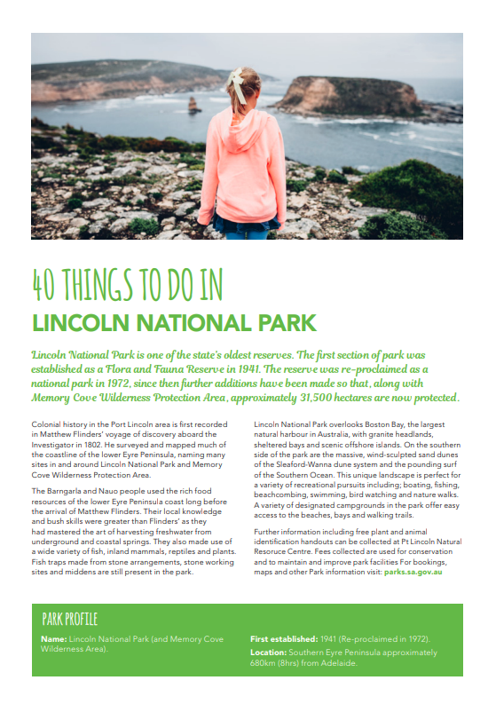 40 Things to do in Lincoln National Park | Nature Play SA